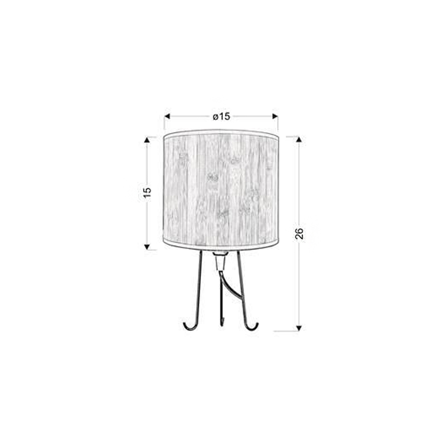 Bordslampa  ApåRA 1xE14/40W/230V tall 