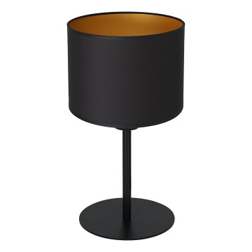 Bordslampa ARDEN 1xE27/60W/230V d. 18 cm svart/guld