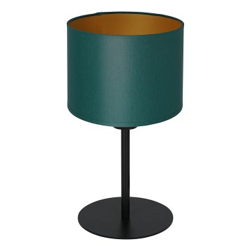 Bordslampa ARDEN 1xE27/60W/230V diameter 18 cm grön/gyllene