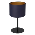 Bordslampa ARDEN 1xE27/60W/230V diameter 18 cm lila/gyllene