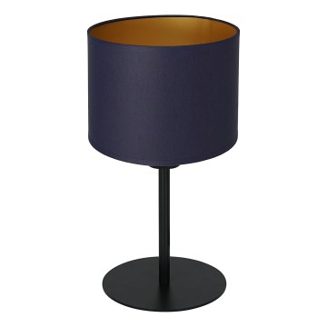 Bordslampa ARDEN 1xE27/60W/230V diameter 18 cm lila/gyllene