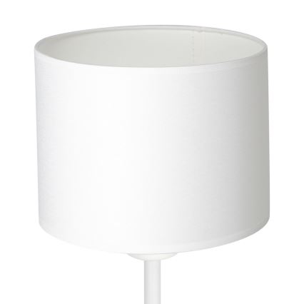 Bordslampa ARDEN 1xE27/60W/230V diameter 18 cm vit