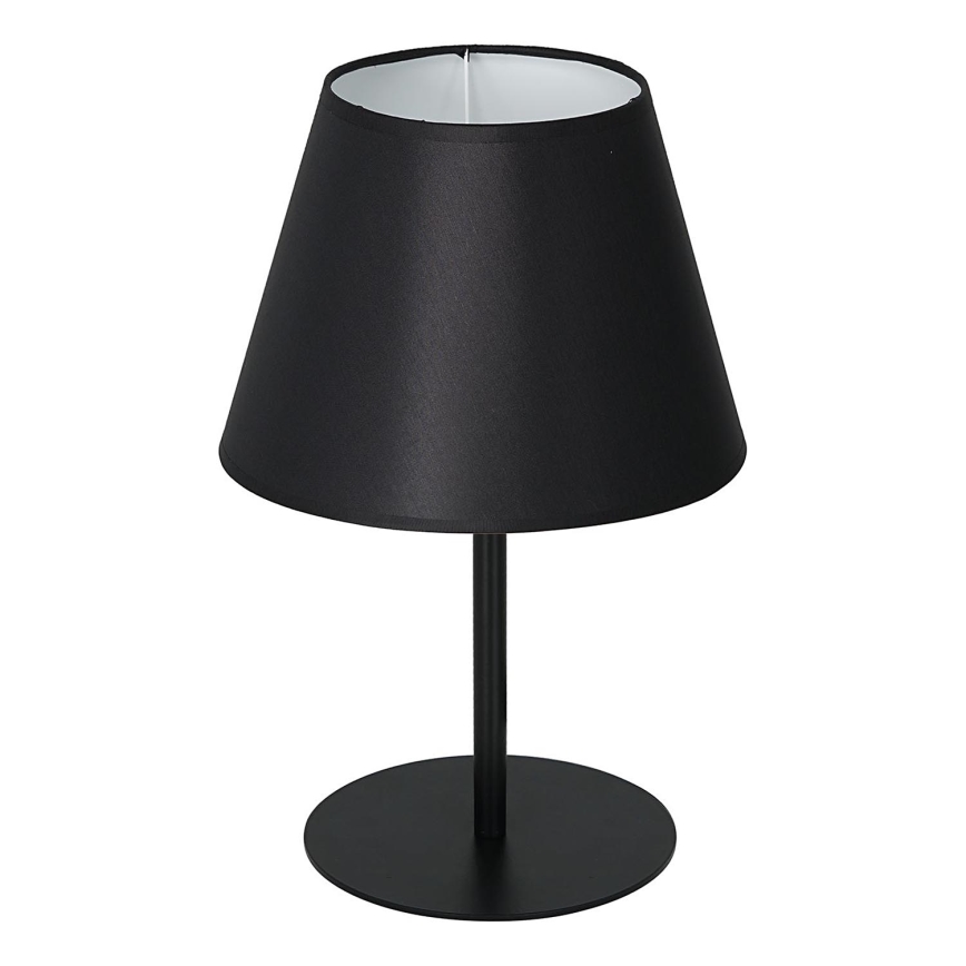 Bordslampa ARDEN 1xE27/60W/230V diameter 20 cm svart/vit