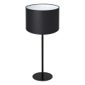 Bordslampa ARDEN 1xE27/60W/230V diameter 25 cm svart/vit