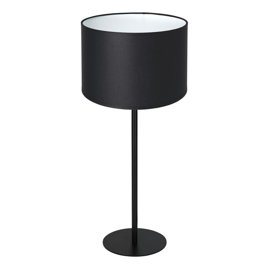 Bordslampa ARDEN 1xE27/60W/230V diameter 25 cm svart/vit