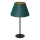 Bordslampa ARDEN 1xE27/60W/230V diameter 30 cm grön/gyllene