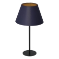 Bordslampa ARDEN 1xE27/60W/230V diameter 30 cm lila/gyllene