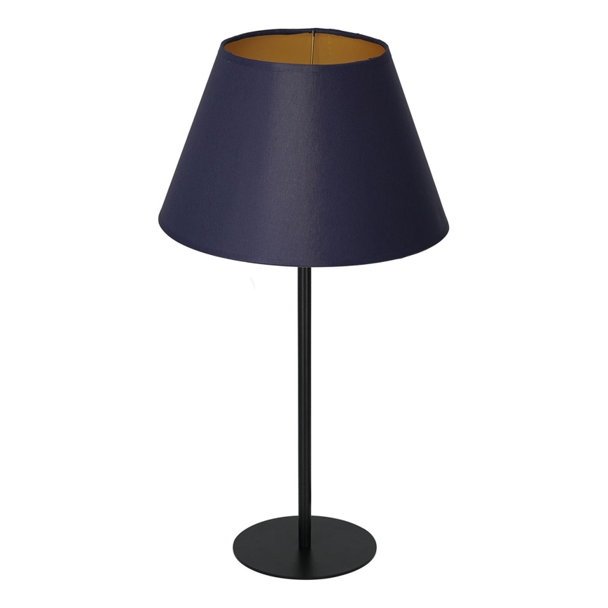 Bordslampa ARDEN 1xE27/60W/230V diameter 30 cm lila/gyllene
