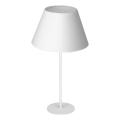 Bordslampa ARDEN 1xE27/60W/230V diameter 30 cm vit