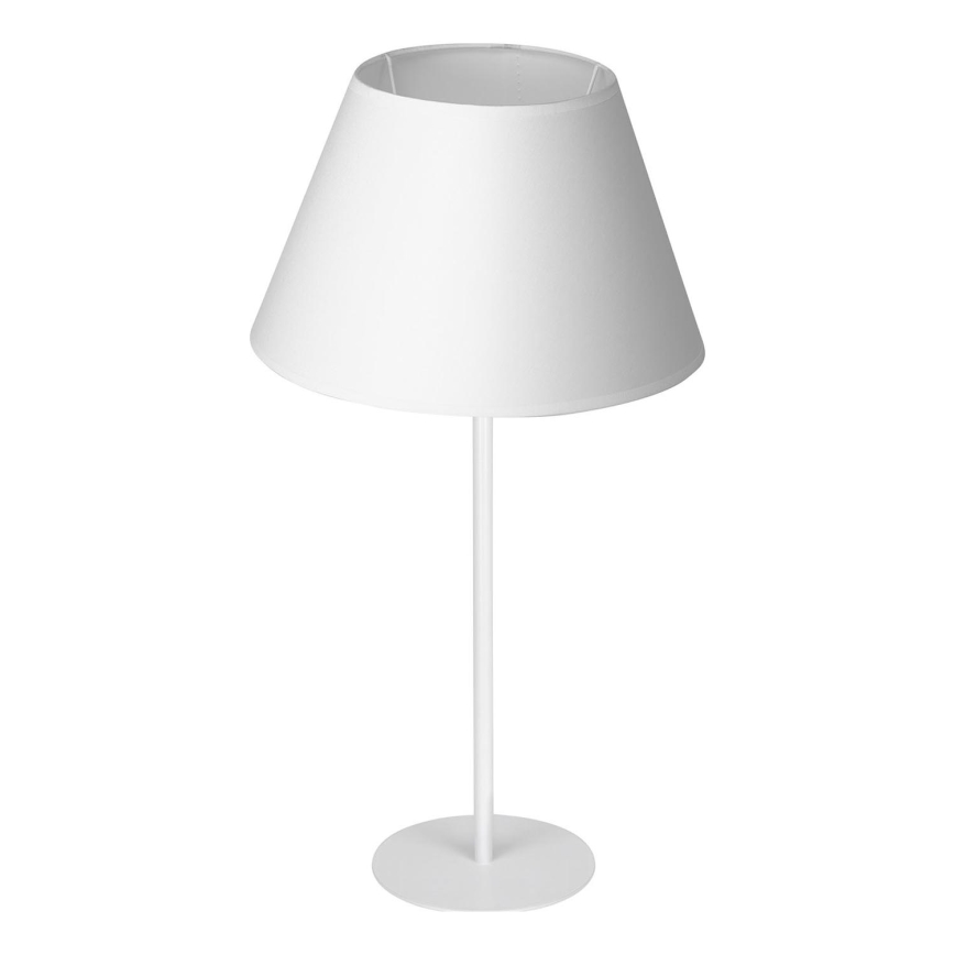 Bordslampa ARDEN 1xE27/60W/230V diameter 30 cm vit