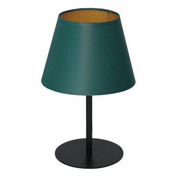 Bordslampa ARDEN 1xE27/60W/230V Ø 20 cm grön/guld