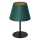 Bordslampa ARDEN 1xE27/60W/230V Ø 20 cm grön/guld