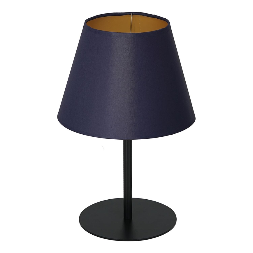Bordslampa ARDEN 1xE27/60W/230V Ø 20 cm lila/guld