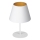 Bordslampa ARDEN 1xE27/60W/230V Ø 20 cm vit/guld