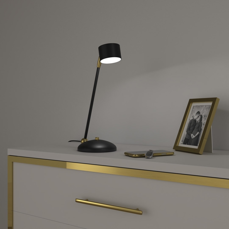 Bordslampa  ARENA 1xGX53/11W/230V svart /gold