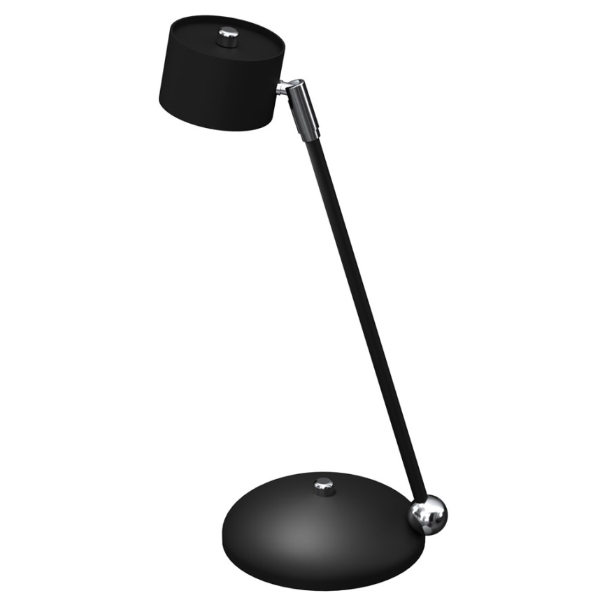 Bordslampa ARENA 1xGX53/11W/230V svart/skinande krom