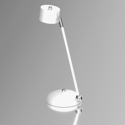Bordslampa ARENA 1xGX53/11W/230V vit/skinande krom
