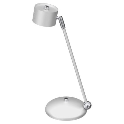 Bordslampa ARENA 1xGX53/11W/230V vit/skinande krom