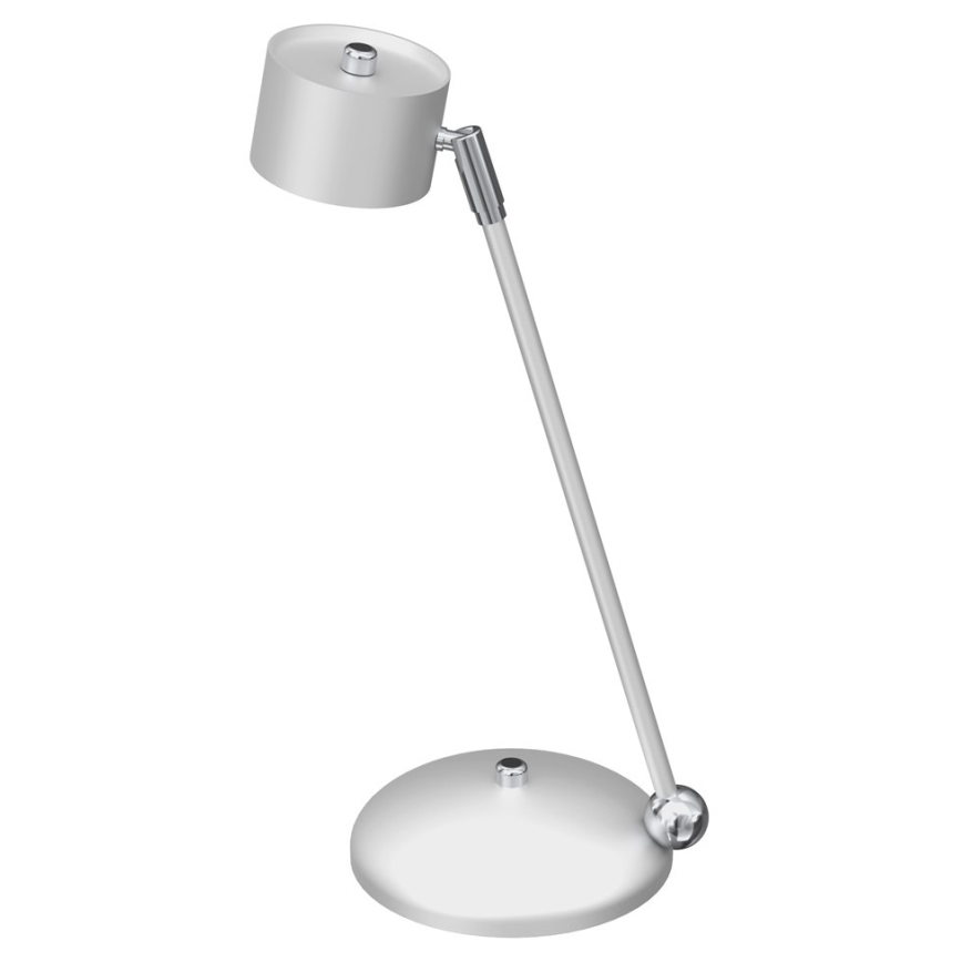 Bordslampa ARENA 1xGX53/11W/230V vit/skinande krom