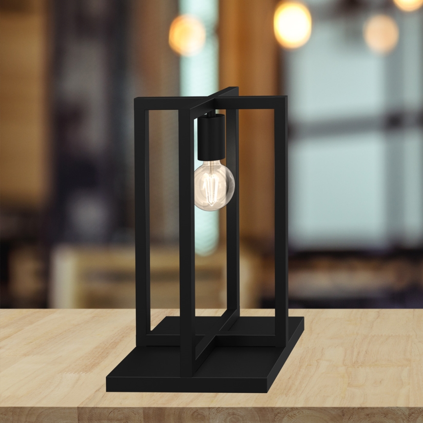 Bordslampa ARNOLD 1xE27/60W/230V svart