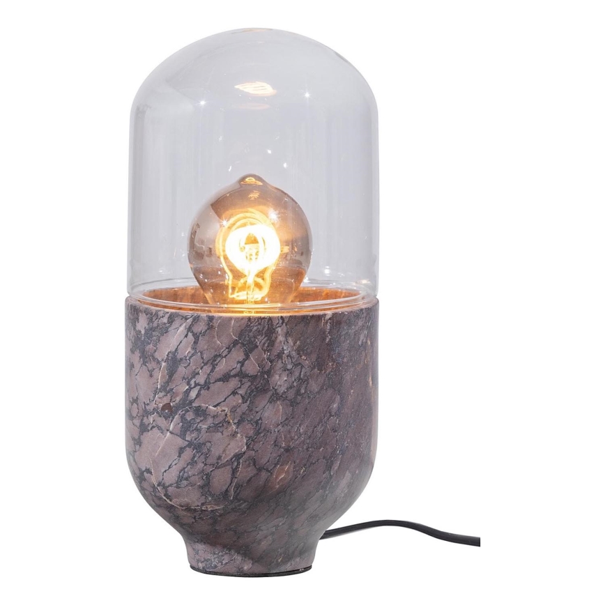 Bordslampa ASEL 1xE27/25W/230V granit grå/brun