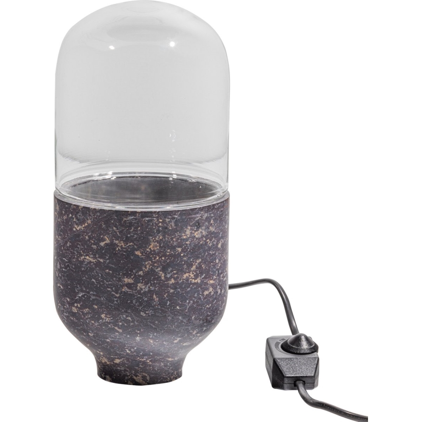Bordslampa ASEL 1xE27/25W/230V granit grå/brun