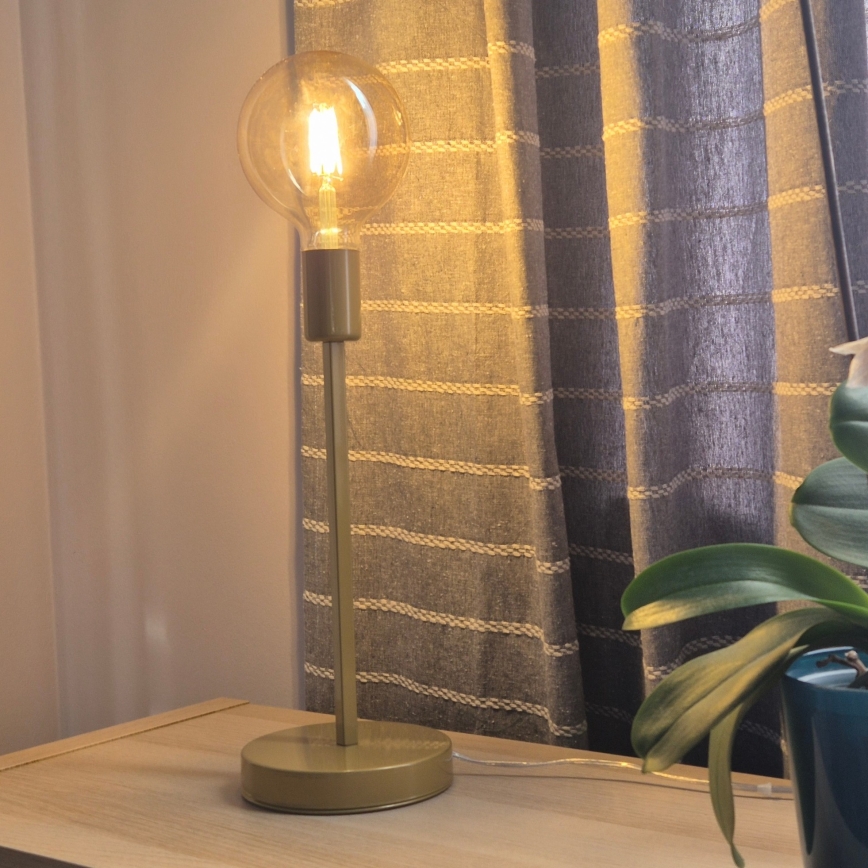 Bordslampa ASTRID 1xE27/60W/230V guld