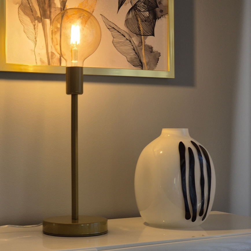 Bordslampa ASTRID 1xE27/60W/230V guld