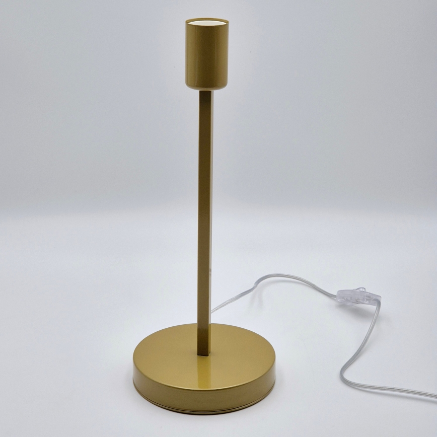 Bordslampa ASTRID 1xE27/60W/230V guld