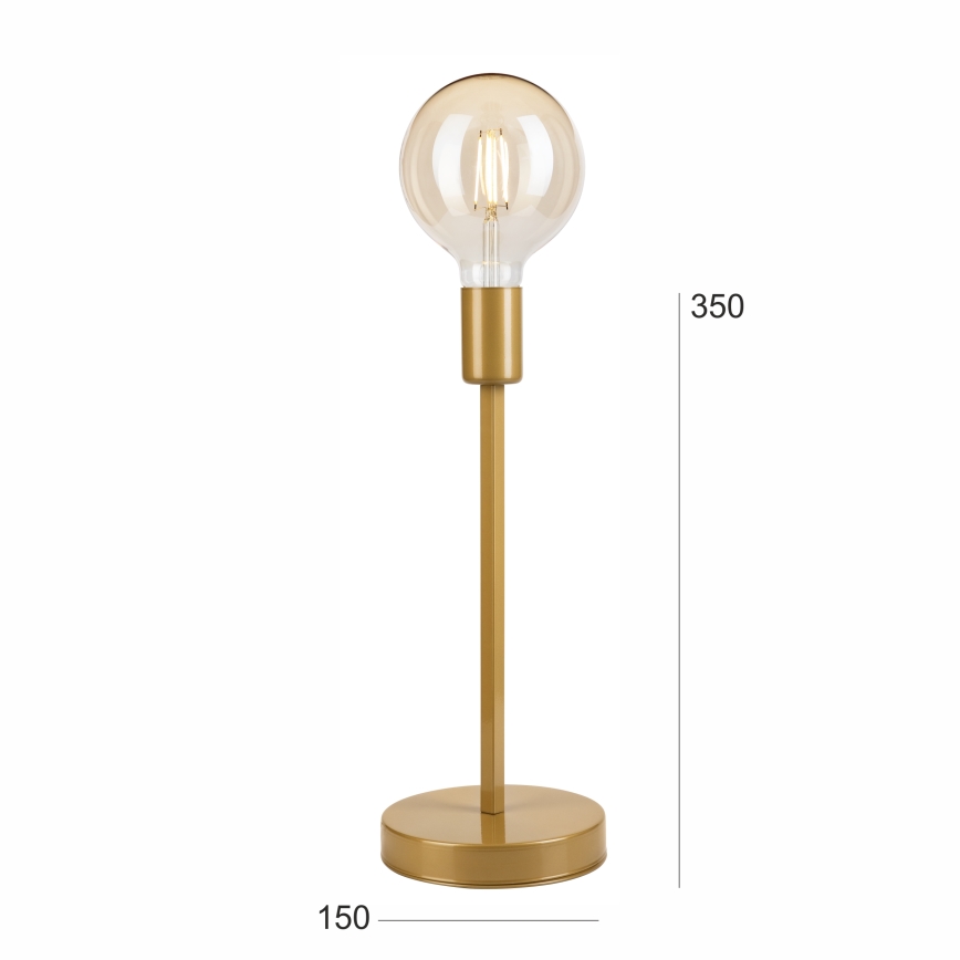 Bordslampa ASTRID 1xE27/60W/230V guld