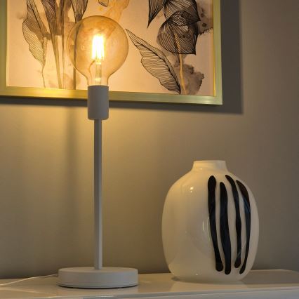 Bordslampa ASTRID 1xE27/60W/230V vit