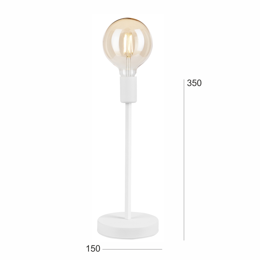 Bordslampa ASTRID 1xE27/60W/230V vit