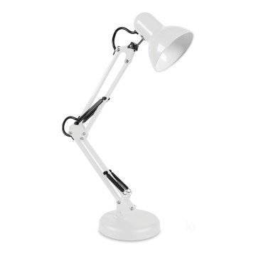 Bordslampa AURIQ 1xE27/60W/230V vit