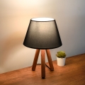 Bordslampa AYD 1xE27/40W/230V brun/antracit