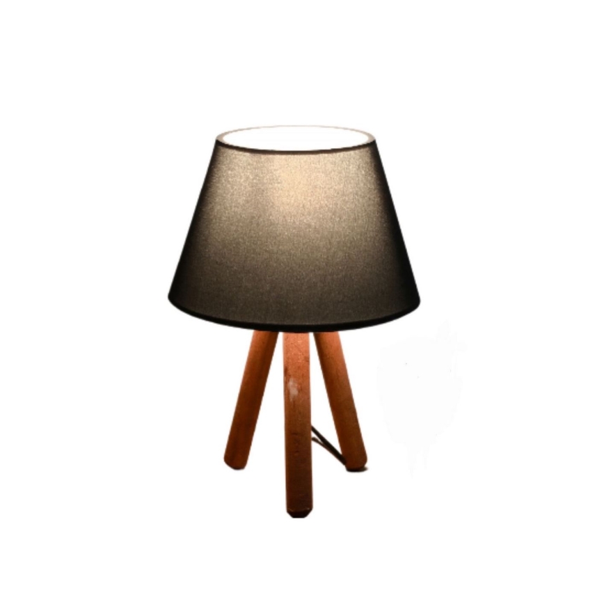 Bordslampa AYD 1xE27/40W/230V brun/antracit