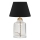 Bordslampa AYD 1xE27/40W/230V svart/klar