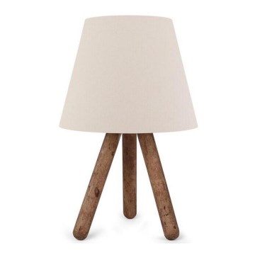 Bordslampa  AYD 1xE27/60W/230V beige /brun
