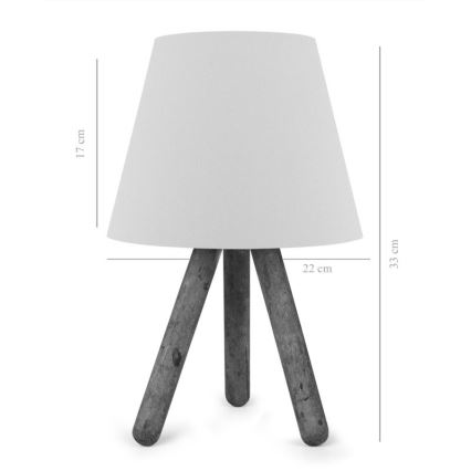 Bordslampa  AYD 1xE27/60W/230V beige