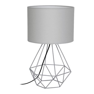 Bordslampa BASKET 1xE27/60W/230V grå