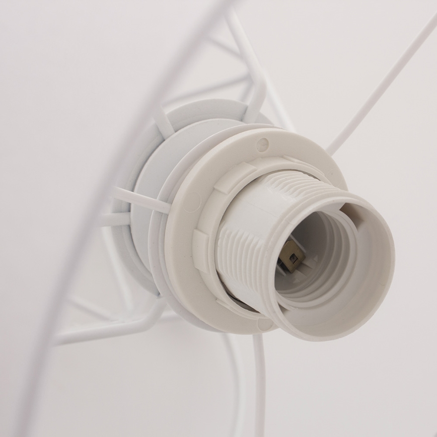 Bordslampa BASKET 1xE27/60W/230V vit