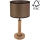 Bordslampa BENITA 1xE27/60W/230V 48 cm brun/ek – FSC certifierade