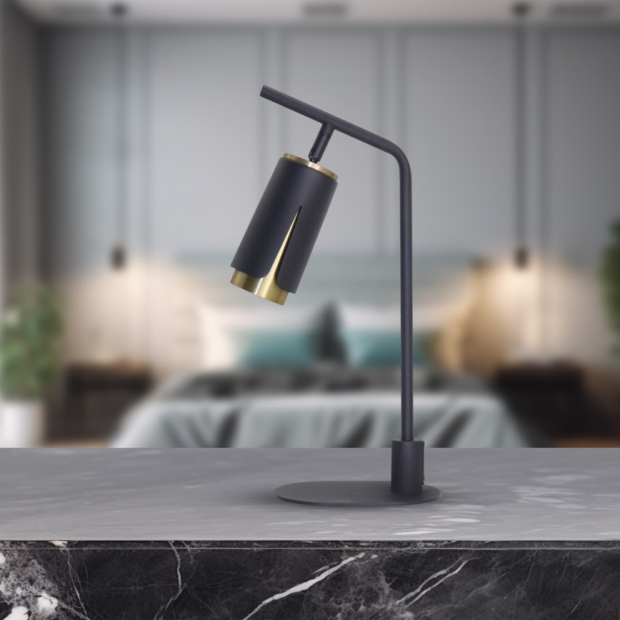 Bordslampa BLOMMA 1xGU10/8W/230V svart