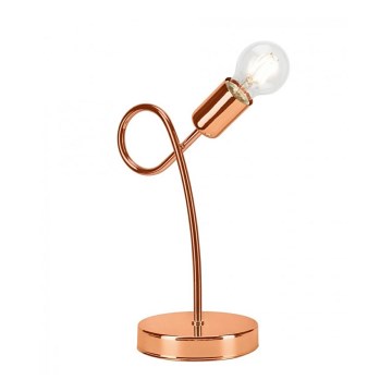 Bordslampa CAMILLA 1xE27/60W/230V koppar