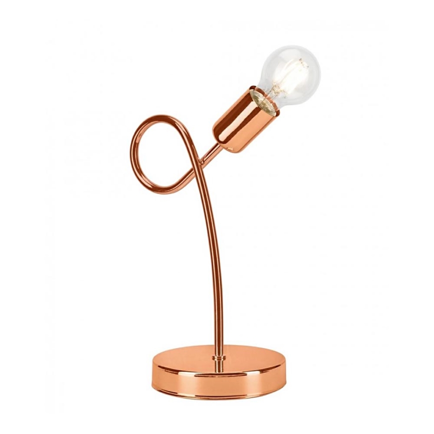 Bordslampa CAMILLA 1xE27/60W/230V koppar