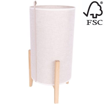 Bordslampa CASIOPEA 1xE27/40W/230V 50 cm ek – FSC certifierade