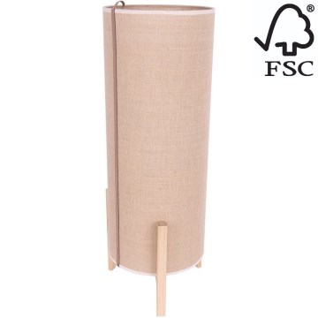 Bordslampa CASIOPEA 1xE27/40W/230V 70 cm ek – FSC certifierade