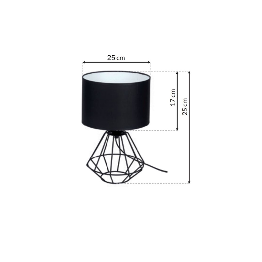 Bordslampa COLIN 1xE27/60W/230V
