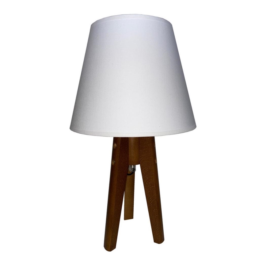 Bordslampa  CONE 1xE27/60W/230V ek vit 