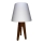 Bordslampa  CONE 1xE27/60W/230V ek vit 