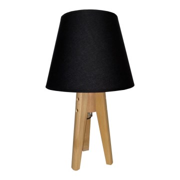 Bordslampa  CONE 1xE27/60W/230V tall  svart 